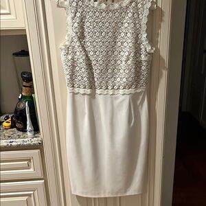 Elegant White Lace Dress